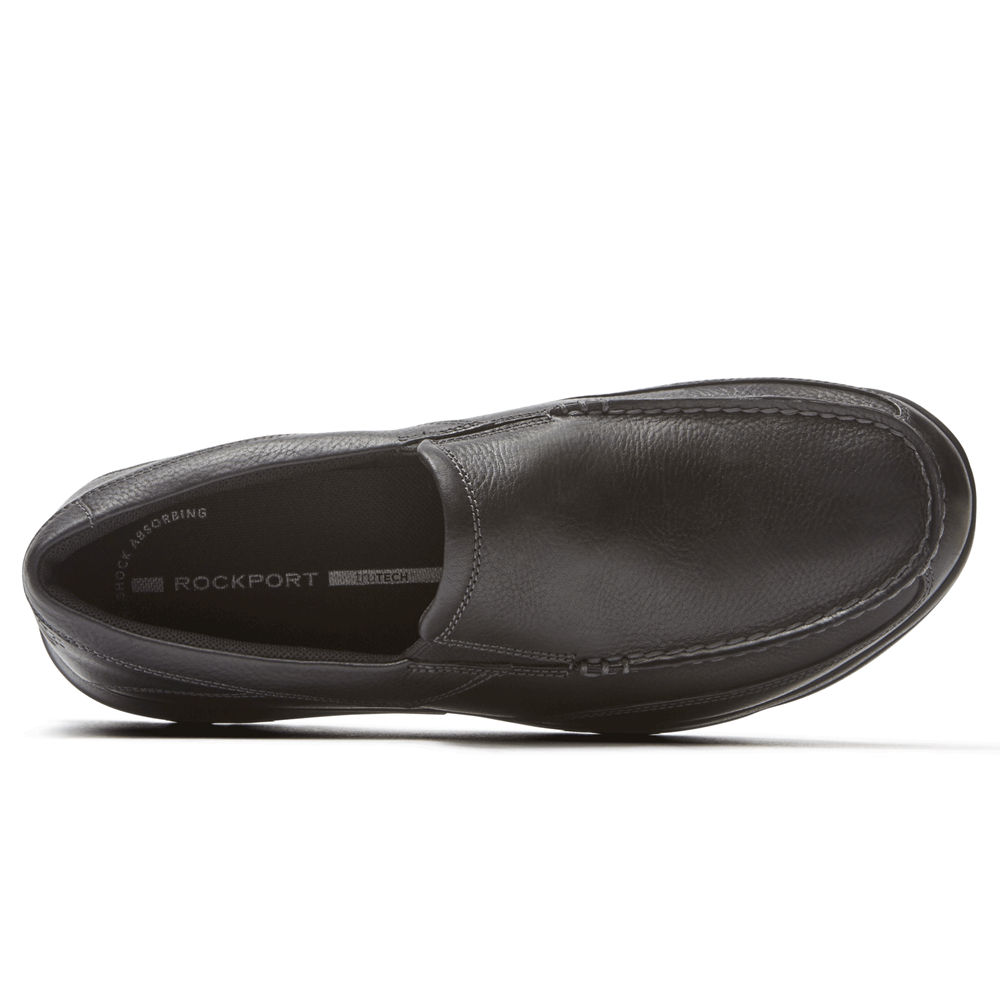 Rockport Mens Slip-On Black - City Play Two - UK 814-YKVFSL